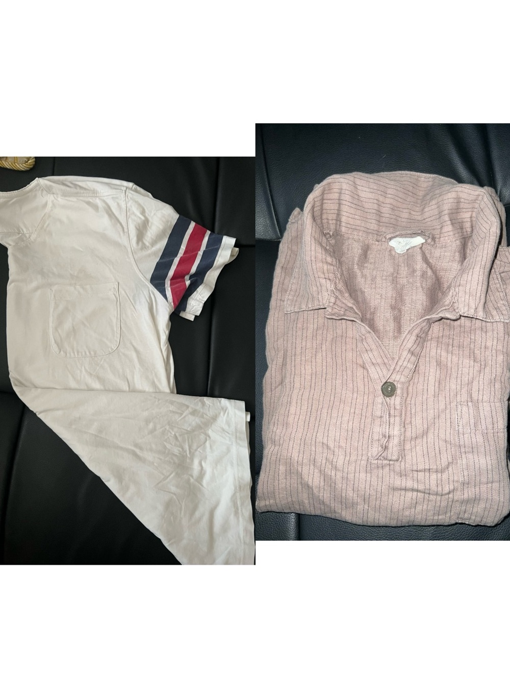 🥰Two NEW  men pijama shirs~ Ralph Lauren Polo Shirt +Calvin Klein  Size L